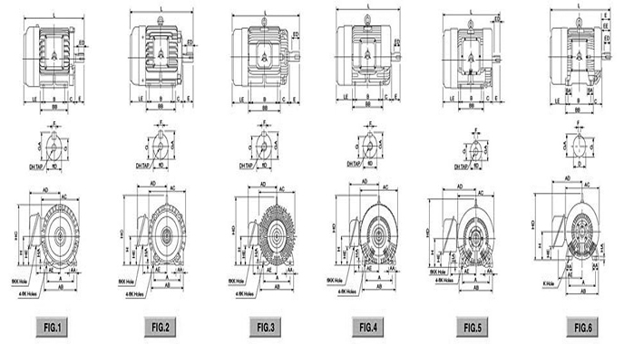 高崎卧式三相普通马达图文及参数说明 高崎卧式三相普通马达图文及参数说明